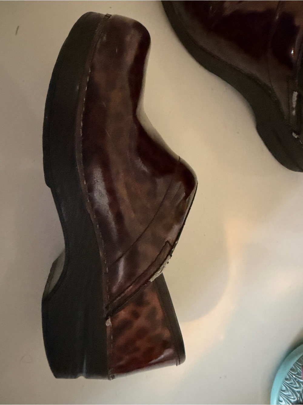 Tortoise shell Dansko women clogs size 37 - Picture 3 of 6